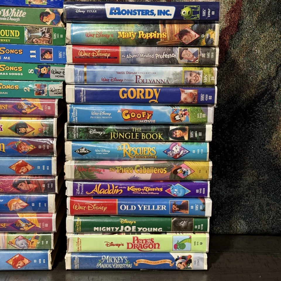 Old Disney VHS Collection of 43 – Black Diamond, Masterpiece, Classics, & More - Image 4 of 4