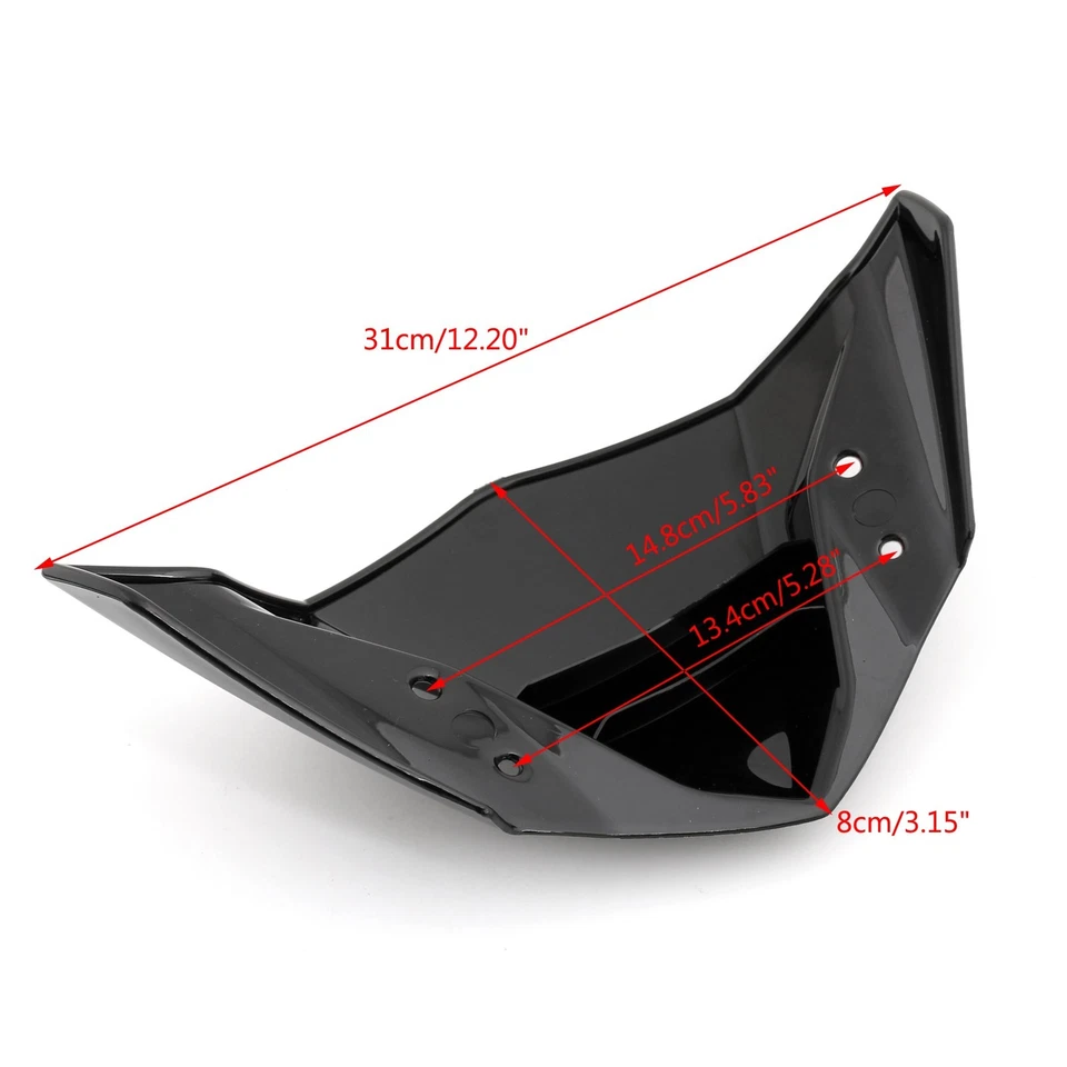 Windshield Windscreen For 2011-2014 Yamaha FZ16 FZ 16 FZ-S 11 12 13 14 Iridium - Imagem 4 de 4