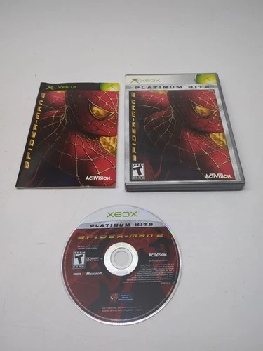 Spider-Man 2 (Microsoft Xbox, 2004) Complete Tested Working - NICE!!