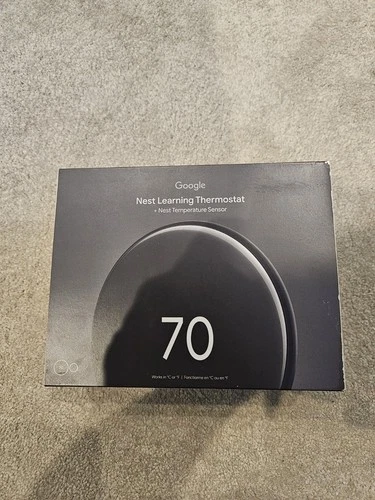 Google -Nest Learning Thermostat (4th gen) wNest Temperature Sensor (2nd gen)