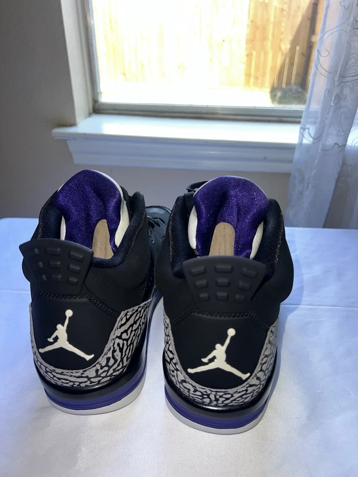 Nike Air Jordan Spizike Court púrpura negro 315371-051 para hombre talla 9,5 retro Foto 4 de 4