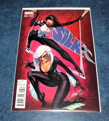 #ad SILK #3 J SCOTT CAMPBELL EXCLUSIVE variant MARVEL COMICS 2016 NM BLACK CAT hot $98.99
