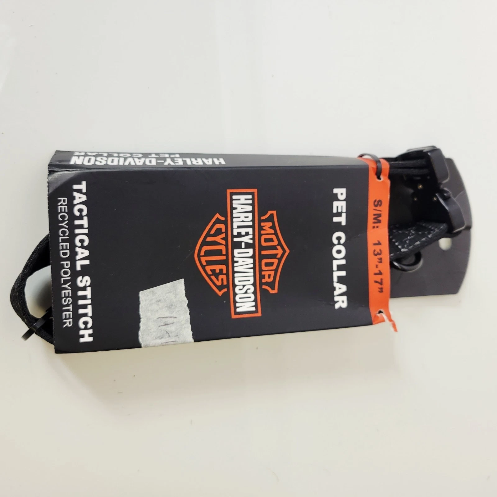 Harley-Davidson Black Nylon Dog Pet Collar Medium MPC001-08-M