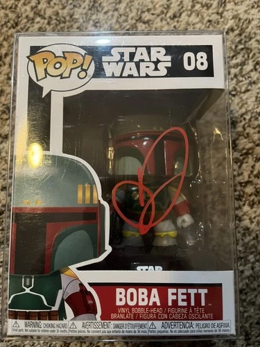 Funko Pop! Star Wars - Boba Fett #8 Signed By Daniel Logan Autograph BAM COA