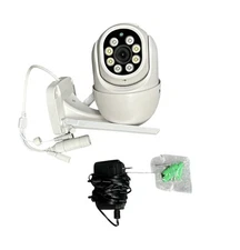 Hiseeu Security Camera WiFi Smart Camera White Open Box Two Way Audio