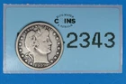 1909-O KEY 25C LIBERTY HEAD BARBER SILVER QUARTER DOLLAR Early US Type RAW-2343