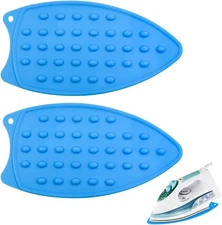 2 Pcs Silicone Iron Rest Pads Multipurpose Iron Hot Resistant Mat Protective Pad