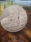 2013 Canada $ 20 Dollars Coin  Wolf Royal Canadian Mint