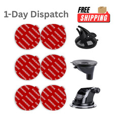 6PCS Dashboard Mounting Disk 53mm Sticky Pad for Phone Holder Clear