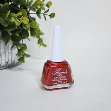 Theon's Nail Polish Shimmering Pearlized Red Tone #5 Fast Dry Nail Color Lacquer