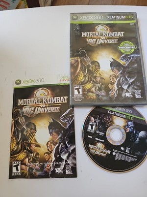 Mortal Kombat vs. DC Universe (Microsoft Xbox 360, 2008) CIB Complete w/ Manual