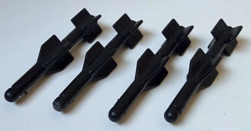GI Joe Battle Force 2000 Sky Sweeper Missile Lot of 4 Vehicle Part ARAH 1987
