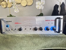 Radio Shack PA Stereo Amplifier 250 Watt Model MPA-250A Rack Mount Works