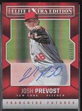 2014 Elite Extra #29 Josh Prevost Franchise Futures Signatures #/699 Mets (JB)