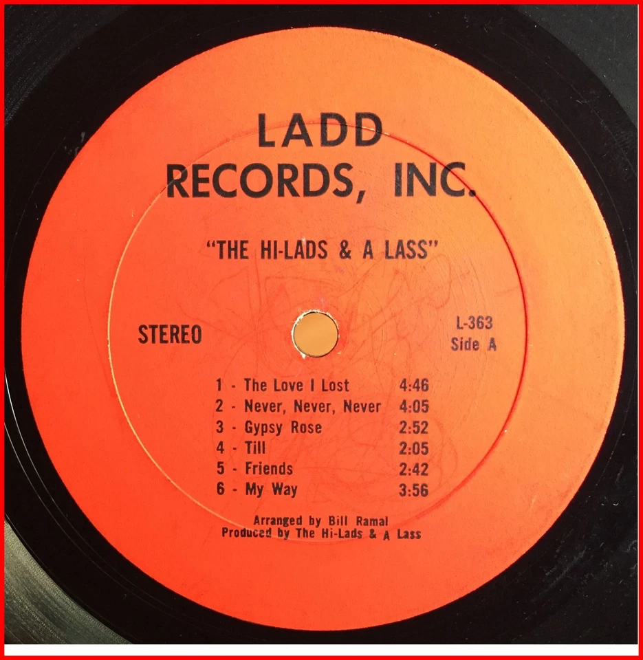 70s SOUL FUNK LP The Hi-Lads & A Lass-S/T LADD - MEGA RARE - Shrink Private mp3 - Image 3 of 3