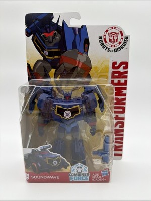 Transformers Robots in Disguise SOUNDWAVE Warrior Class Combiner Force NEW