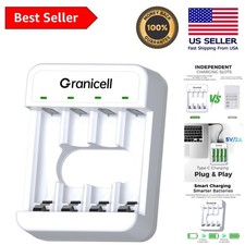 Rechargeable Battery Charger for AA AAA - USB Fast Charging Safety Certified