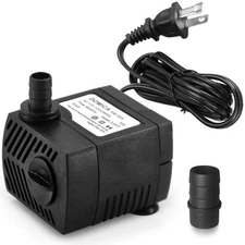 90 GPH Mini Submersible Pump, Small Fountain Pump (5W 350L/H) for water featu...