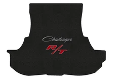 Lloyd Loop Trunk Mat for '23 Challenger w/Silver on Black w/ Red on Black RT