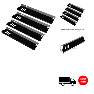 Porzellan-Brennerabdeckung 38x10 cm für Uniflame Grill, 4 Stück, passend