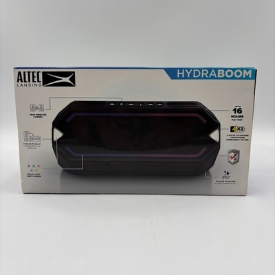 Altec Lansing Hydraboom Everythingproof Bluetooth Speaker New Free Shipping