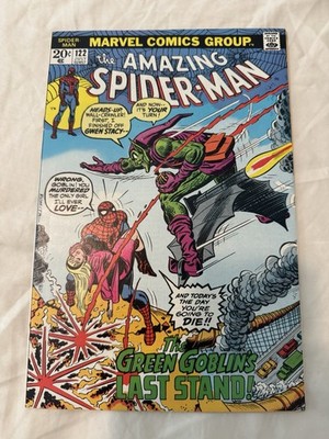 The Amazing Spider-Man #122 (Marvel Comics July 1973) Death Of Green Goblin! VF+