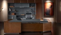Eckschreibtisch BüRo Chef Zimmer MöBel Design Schreibtische Praxis Kanzlei MöBel