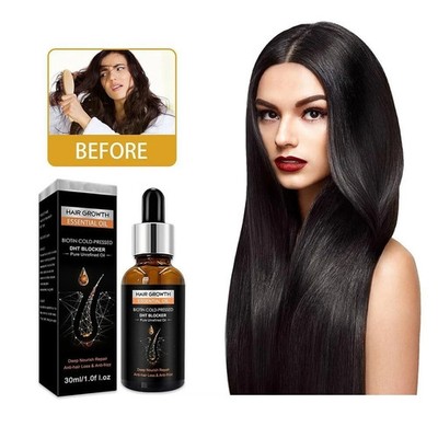 DHT Blocker for Men and Women, Hair Growth Serum, Thinning Hair Loss Thickening