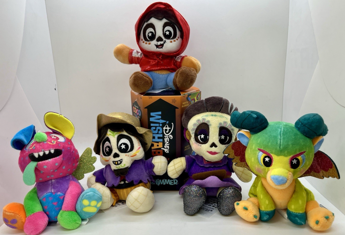 COCO Disney Wishables Shimmer Mystery Plush Collection - Complete 