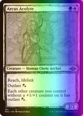 MTG Magic the Gathering Arcus Acolyte (361/767) Modern Horizons 2 LP FOIL