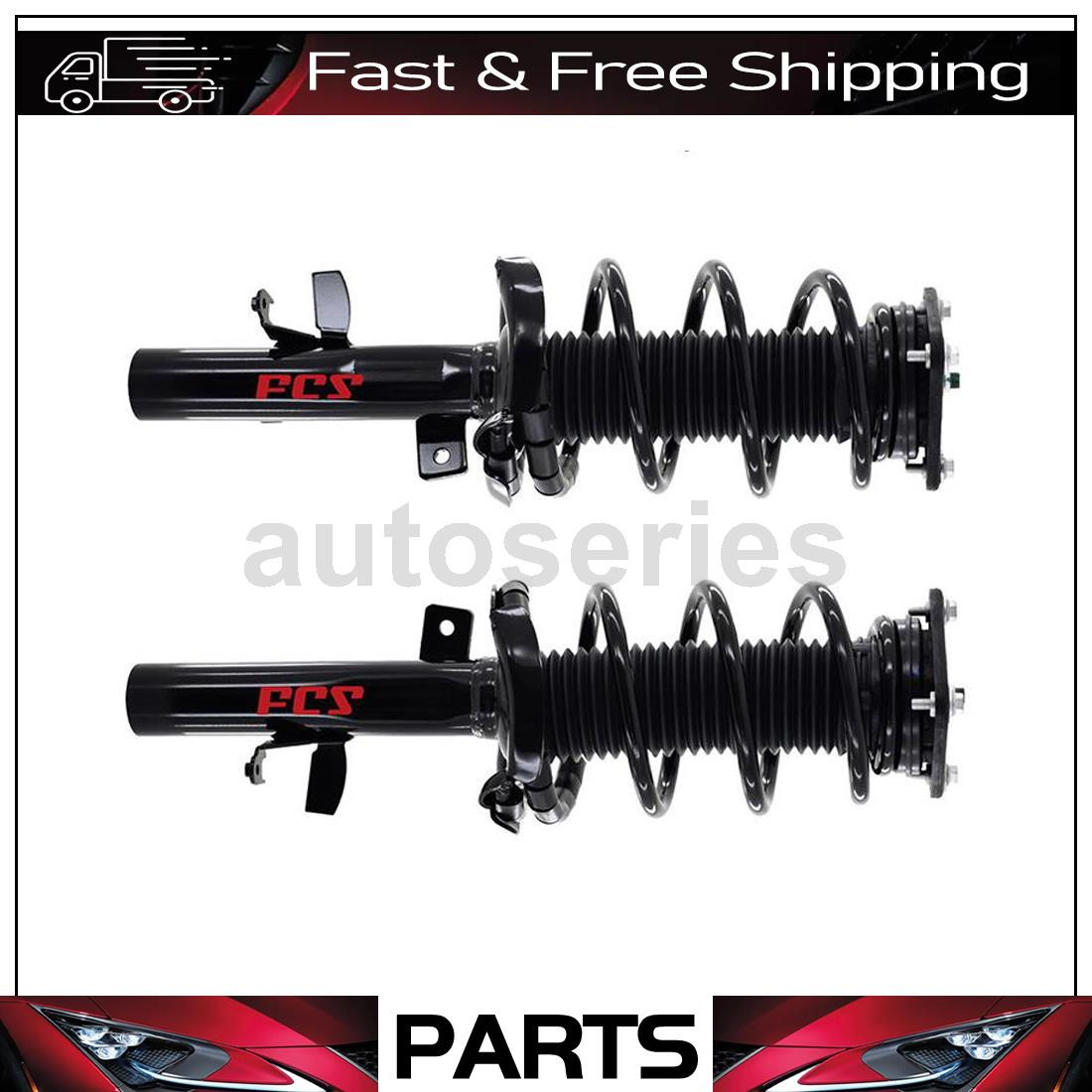 Front Left & Right Strut and Coil Spring Fits 2013 Ford C-Max