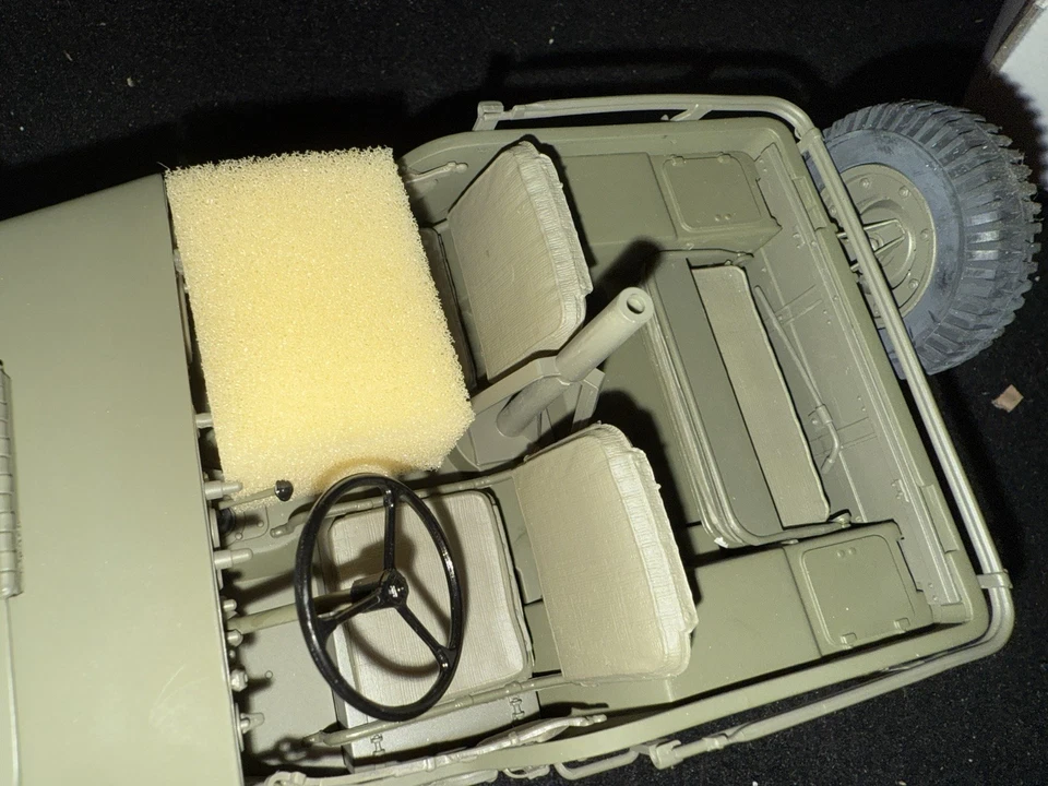 Danbury Mint 1: 16 1942 年 Willy’s Jeep 二战美国陆军军用 118 带原包装盒 — 第 4/4 张图片