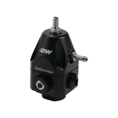 DeatschWerks Compact Carburetor Adjustable Fuel Regulator For 6AN x4 Inlets -