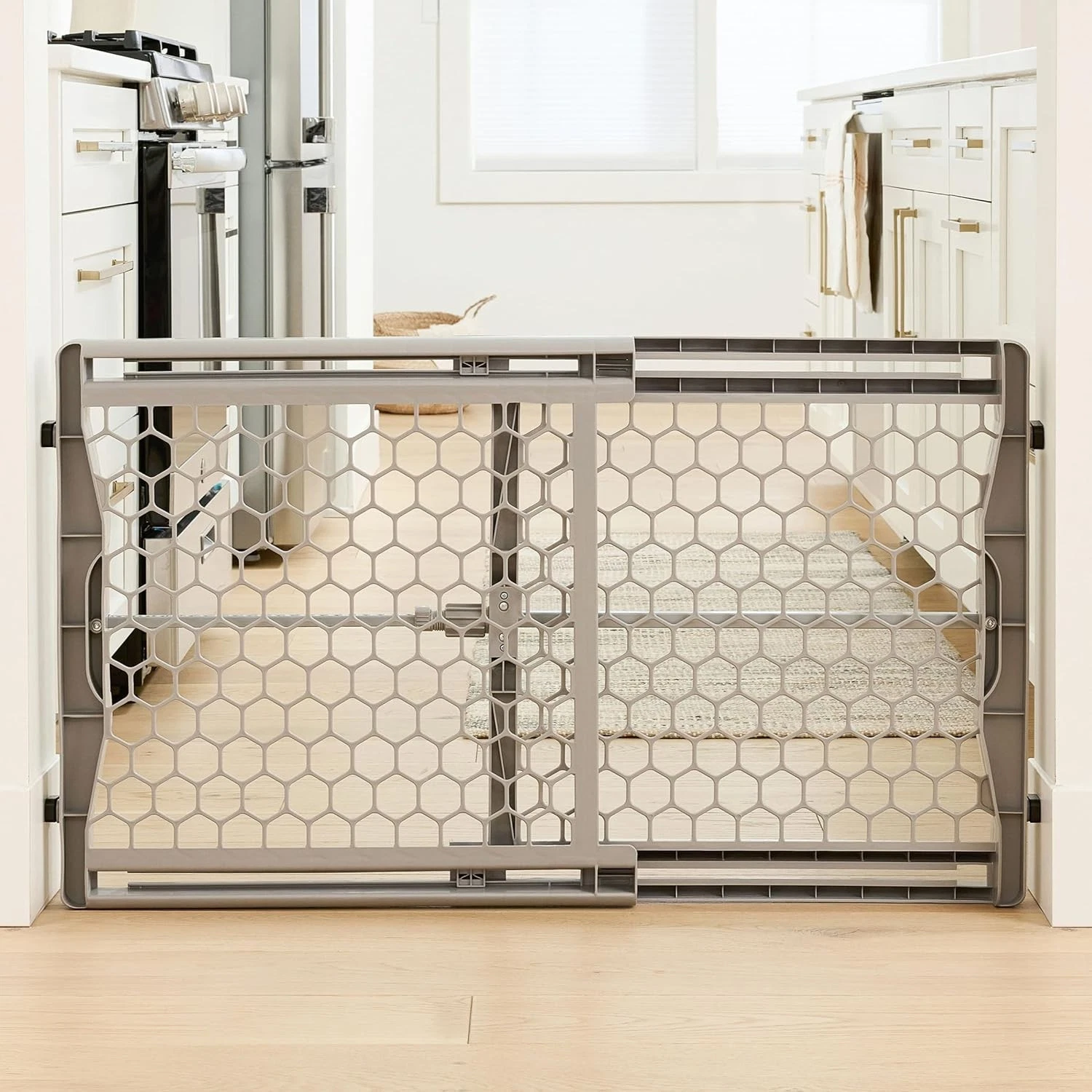 Safety 28"-42" Extra Wide Expandable Baby Gate Pressure Mounted Safety Gate