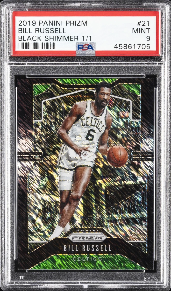 Bill Russell Basketball Serial Numbered Sports Trading Cards