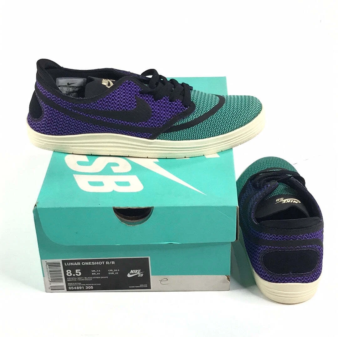 Nike Lunar Oneshot R R Crystal Mint Black Hyper Grape US Men Size