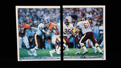 1988  Redskins Action Shot Washington Redskins Dual Panini Sticker  442/443