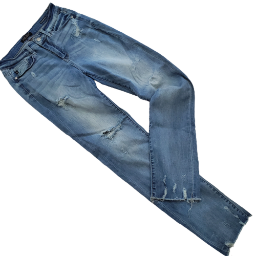 Judy Blue Straight Fit Distressed Raw 