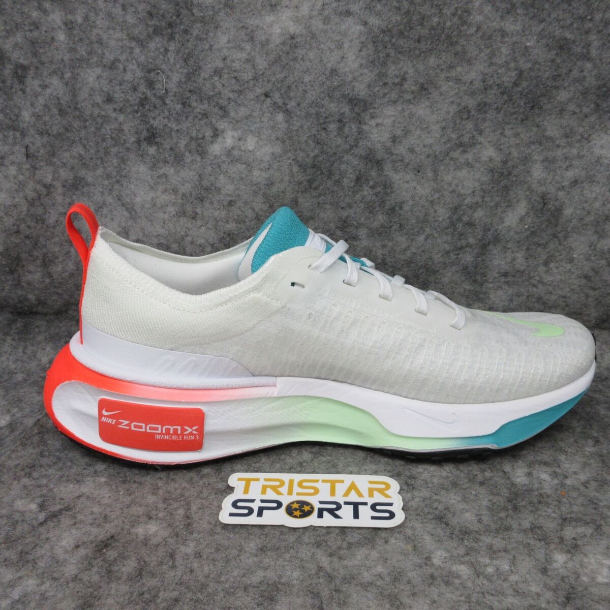 Nike ZoomX Invincible 3 Running Shoes Mens 8 White Black Nike ZoomX Invincible 3 Running Shoes Mens 8 White Black