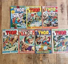 Mighty Thor #193-199 Marvel Comic Book Lot Silver Surfer Warriors Three App