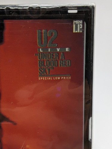 NEW U2 LIVE Cassette Tape ~ UNDER A BLOOD RED SKY FACTORY SEALED MINT - Picture 6 of 7