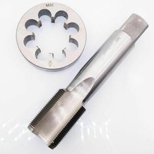 1pcs HSS Machine M35 x 1mm Plug Tap and 1pcs M35 x 1mm Die Threading Tool