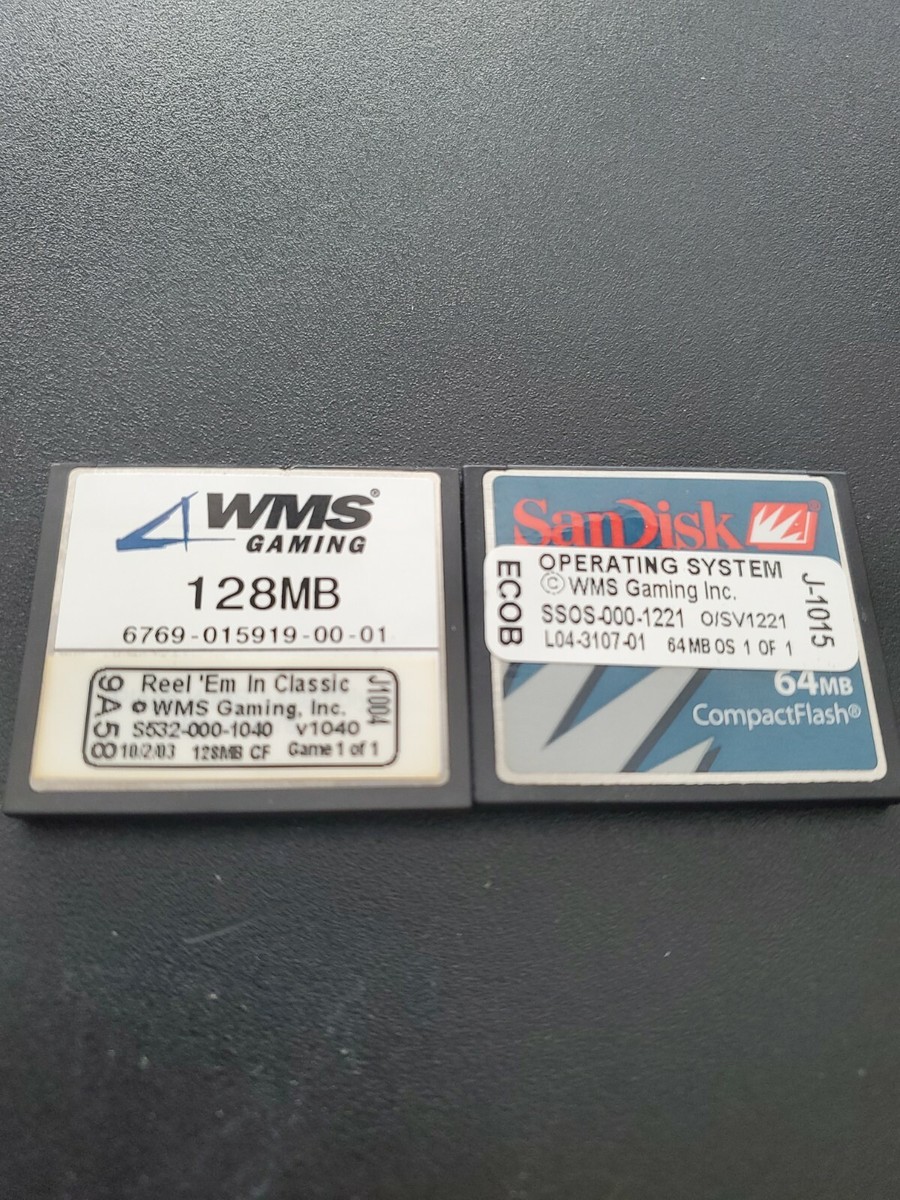 WMS WILLIAMS REEL EM IN CLASSIC SLOT MACHINE SOFTWARE & OS