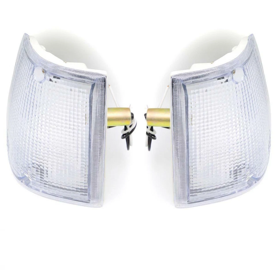 Par de luces laterales esquineras lentes transparentes delanteras para Mazda Magnum B2500 B2600 1989 Foto 3 de 4