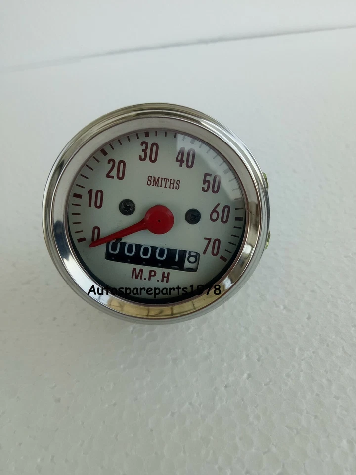 1953 Triumph T15 (Terrier) single cylinder 150cc motorcycle speedo speedometer - Изображение 3 из 3