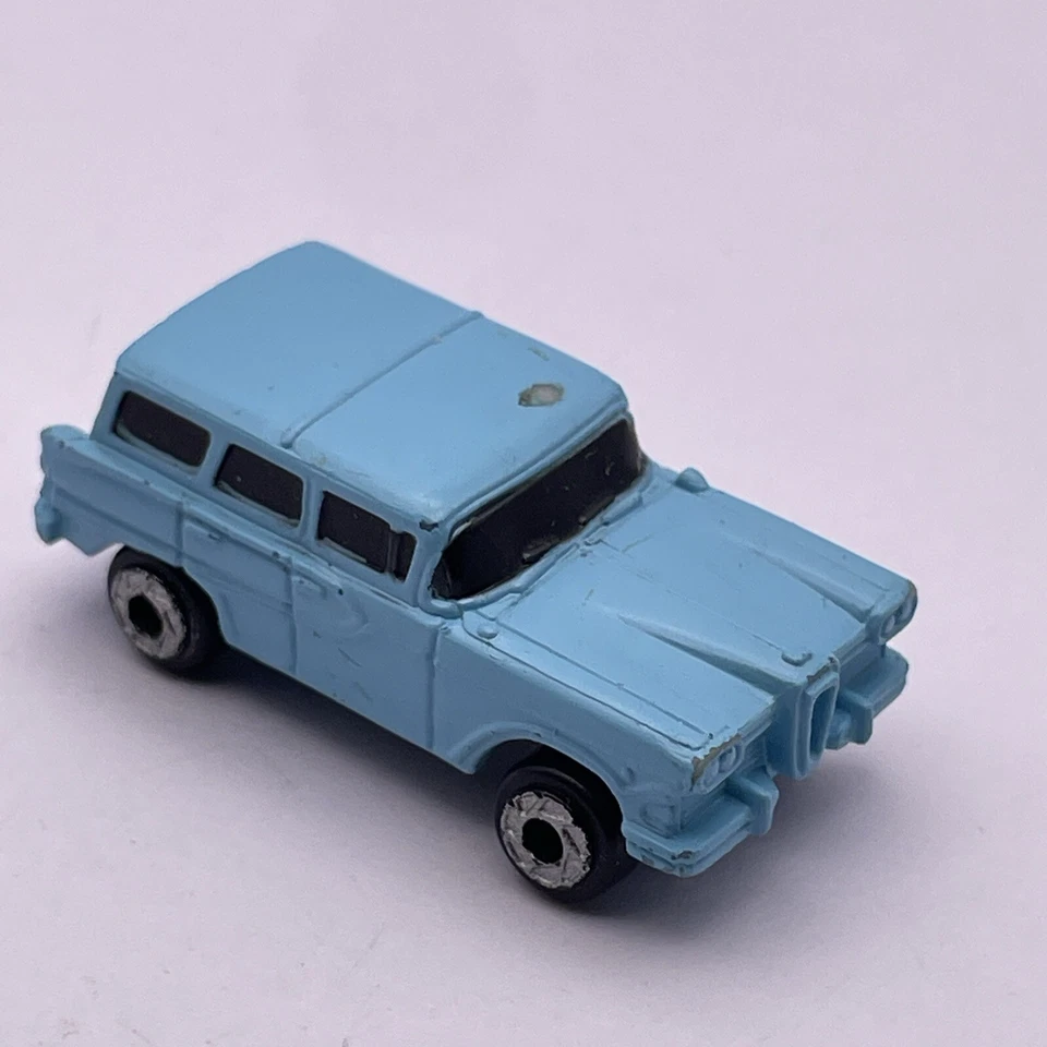 Micro Máquinas EDSEL PACER BERMUDA Vagón Coche Años 80 Azul LGT Raro De Colección Galoob Foto 3 de 4