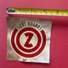 Surf Boards Z Surfing 1960’s Dip In Water Morse Decals