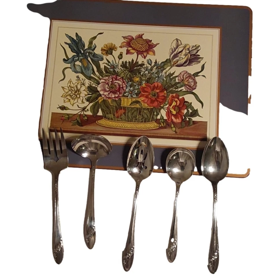 ONEIDA, ВИНТАЖНАЯ ПЛАСТИНА QUEEN BESS 1946 УЗОР COMMUNITY TUDOR SILVAWARE 5... - Изображение 2 из 4