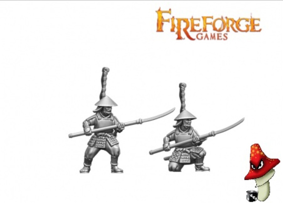 Figurines FIREFORGE GAMES Samouraïs Archers & Arquebusiers - 28mm Plastique, Historique, Neuf, Pour Jeux De Guerre