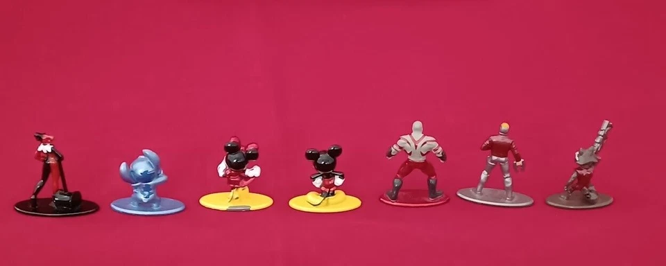 Nano Metalfigs Collection - Marvel, Disney, Harley Quinn, Guardians Galaxy - Image 2 of 3